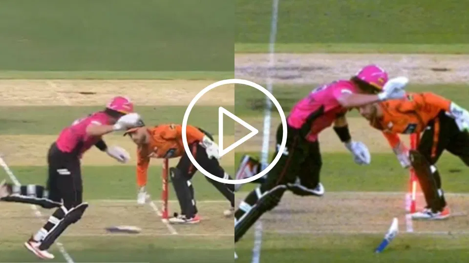 Watch- Sean Abbott faces ill fate with craziest BBL dismissal in Scorchers vs Sixers Qualifier clash